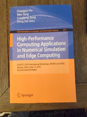 High-Performance Computing Applications in Numerical Simulation VERY GOOD 