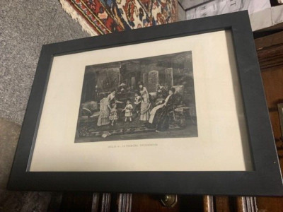 Famed Czech Brozik 1885 signed Ist-limited Edition Photogravure  lithograph