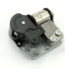 Music Box Mechanism, Edelweiss 18 Note Musical Movement Clockwork Mechanism R...