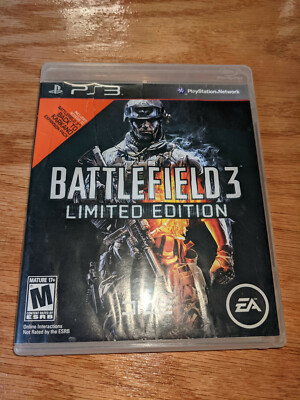 Battlefield 3 Limited Edition (Sony PlayStation 3, 2011, EA, DICE)