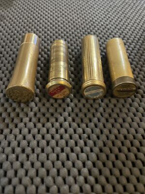 Vintage Elizabeth Post Bullet, Max Factor, Coty 24, ER Lipsticks Made In USA!!