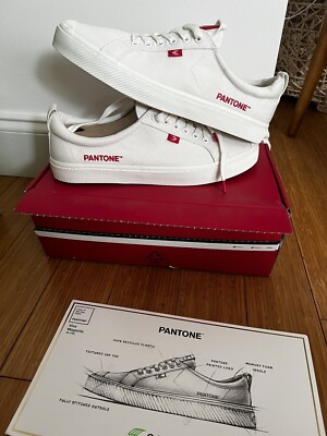 NIB CARIUMA OCA Low Top Off-White Pantone Sneakers Red NIB Men's US 11.5 W 13