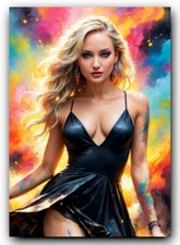 Candice King Artist Signed ACEO Sketch Card Print Hand Numbered #'d/50