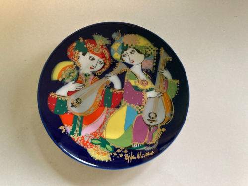 Rosenthal studio line Dekorteller, orientalische Nachtmusik Mandolinenspieler