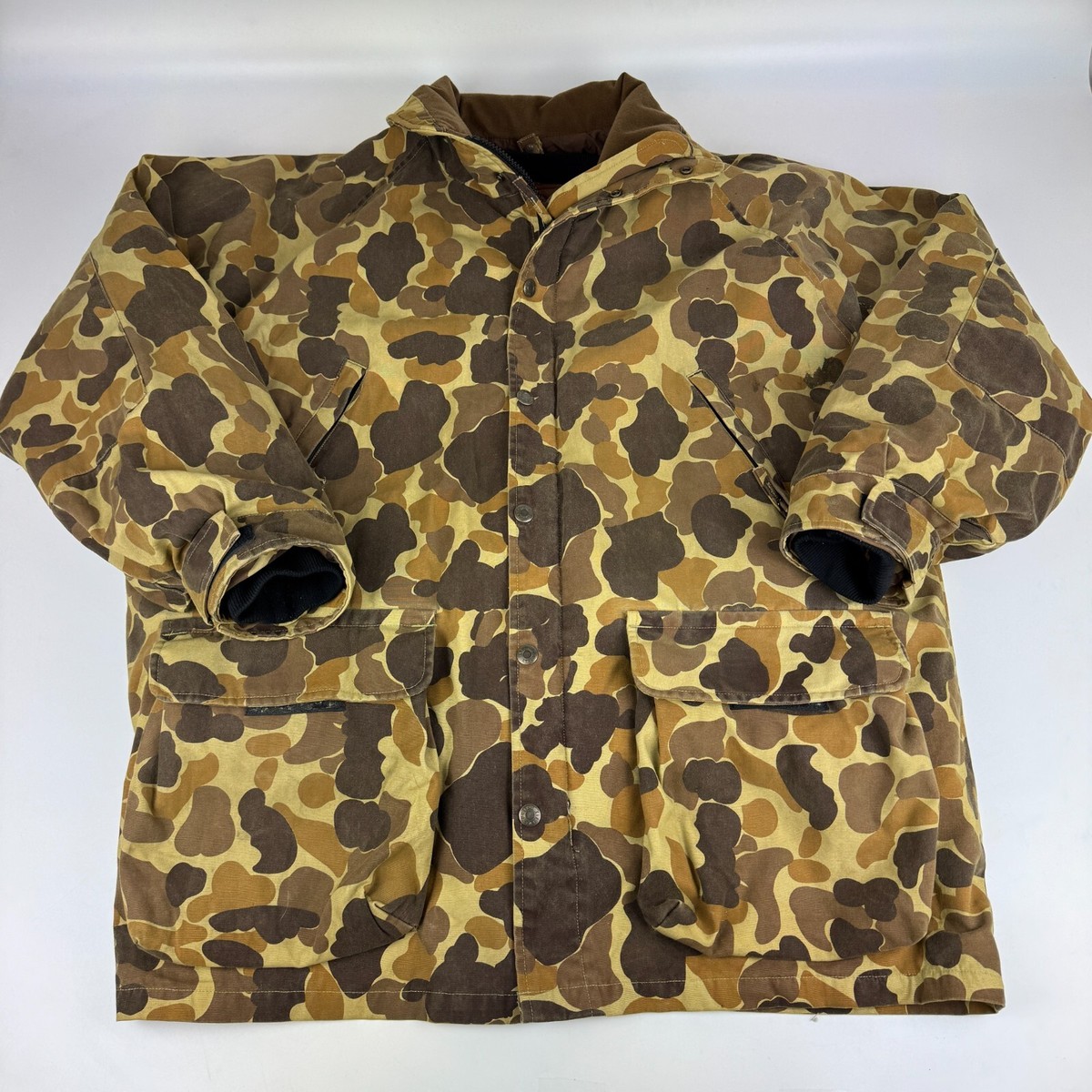 Field stream ダック カモ マウンテン コート L 59-1-7 Vintage Field and Stream Mens Size XL 3 in 1 Duck Camo Hunting