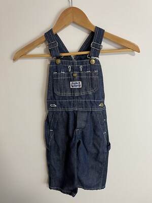 Vintage Union Made Big Smith Bib Overalls Denim Sanforized Jean Pants Baby 