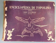 Album Figurine Enciclopedia di Topolino volume IV Gli Uccelli parte prima