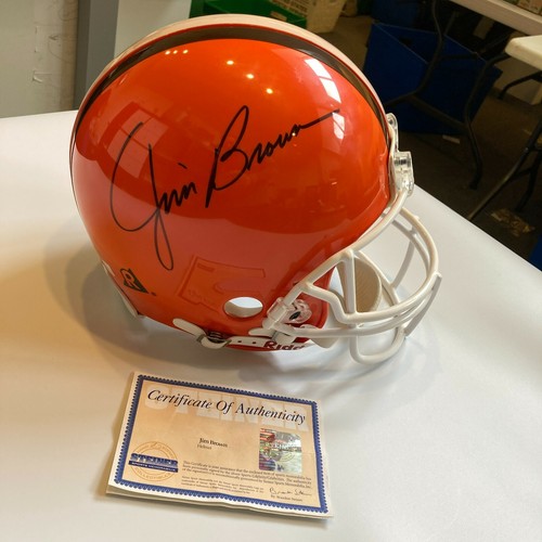 Jim Brown Signed Authentic Cleveland 