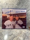 Mickey Mantle Whitey Ford Signed Autographed 8x10 Photo Yank