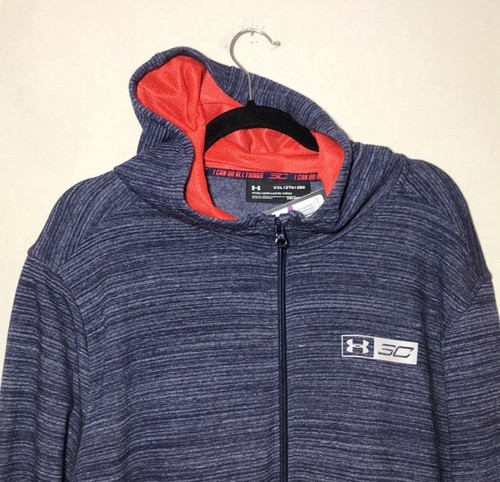 Stephen Curry Sweater 2XL Under Armour New Blue Men’s - Imagen 2 de 4
