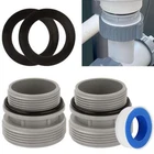 2pcs For Intex Pool Hose Adapter Conversion Kit 40mm to 1-1/2 Inch Connection