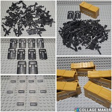 Weapon Pack - 100 Random Weapons  Shields  Container Cargo - Lego Minifig