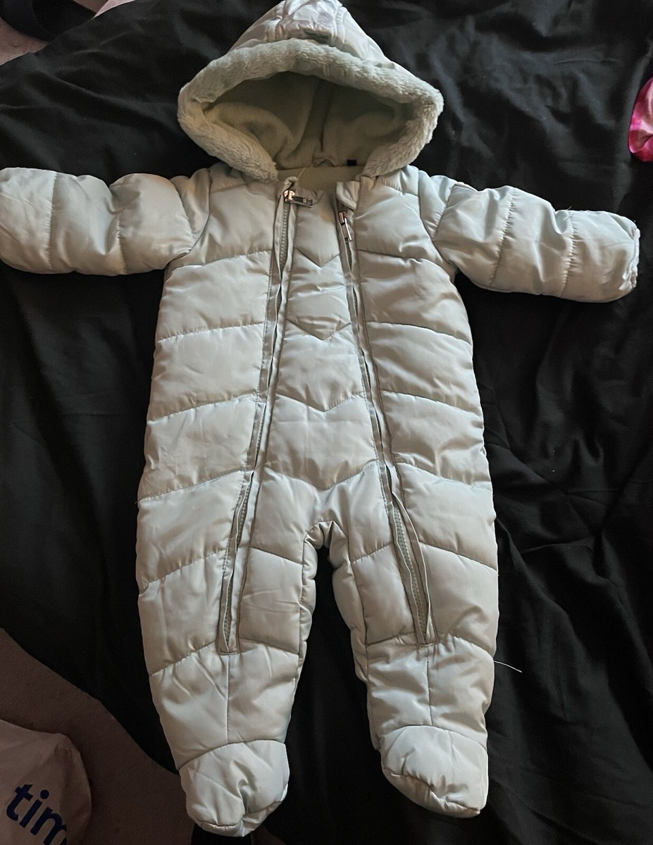 DKNY JEANS baby snowsuit unisex 6-9 Months UK