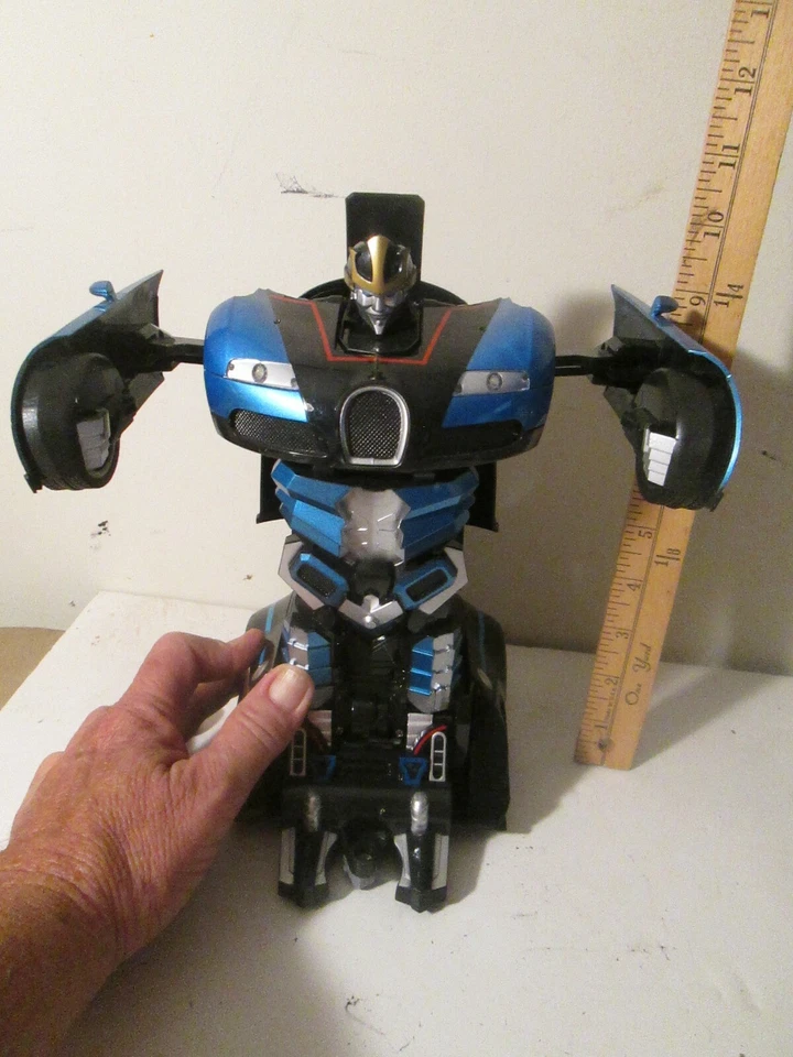 Toys Bugatti Veyron Transformer Remote Control Toy No Remote Display, Play Only - Image 2 of 4