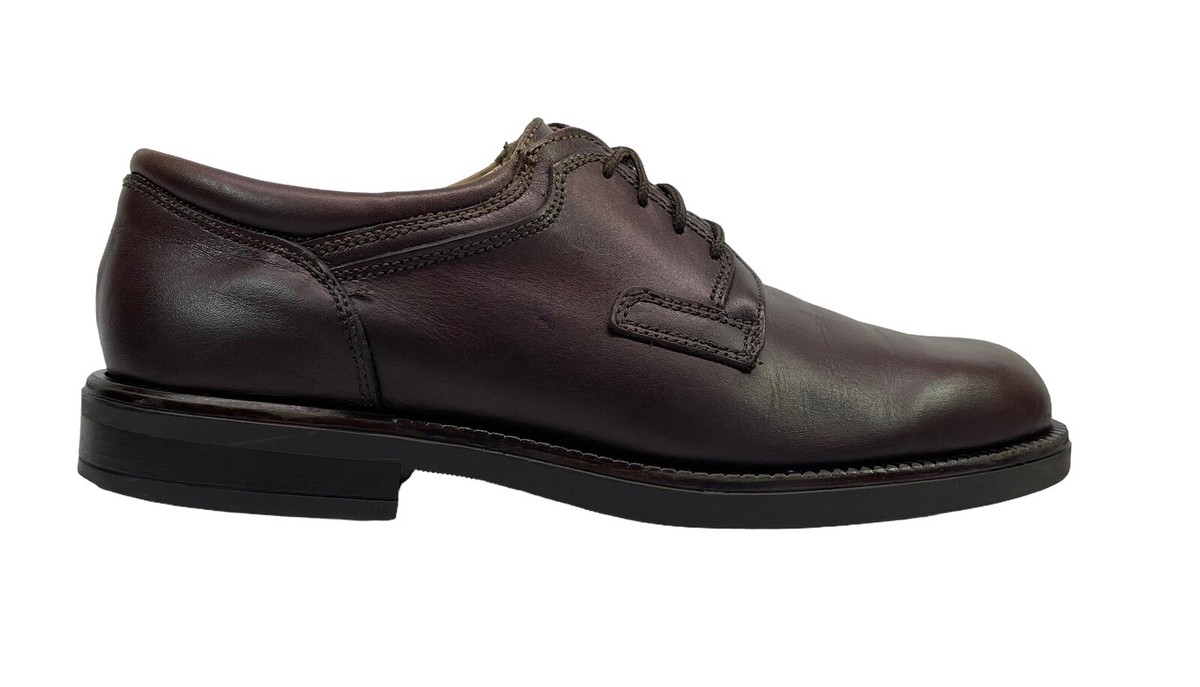 Florsheim Men's Shoes Dark Brown Leather Noble Derby Oxfords Size - Main Image