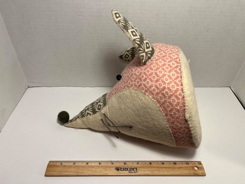 Set of Two Fiona Walker Organic Felt Bear & Fox Animal Heads Wall Art - 第 6/9 張圖片