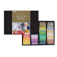 [Mungyo] MOPV-72 Soft Oil Pastels Paper Box Set of 72 - Assorted Colors