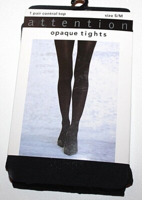 1 Paire De Collants CONTROL TOP Noir - Taille S/M - Neuf Avec étiquettes