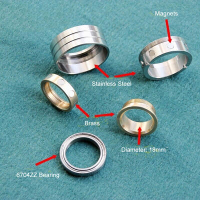 Fidget Slider Magnético De Metal - Juguete Antiestrés Para Adultos, ADHD Y Autismo, Aleación De Zinc, 4.3 Fidget Slider Magnético De Metal - Juguete Antiestrés Para Adultos, ADHD Y Autismo, Aleación De Zinc, 4.3