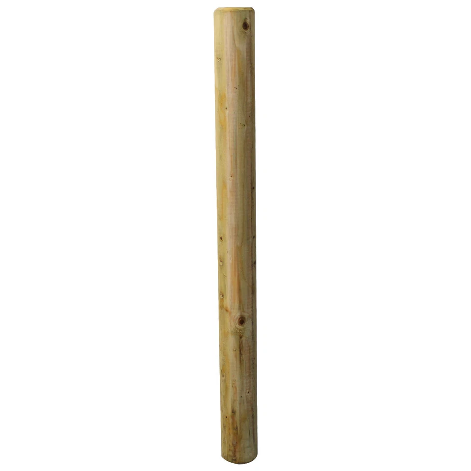 Rounded Timber Bollards | 1.2m x 100mm | 10 pack - Image 4 of 4