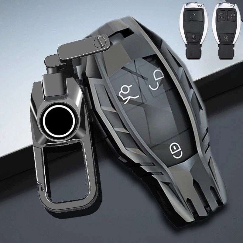 Funda Carcasa Llavero Coche TPU Aleación Zinc Para Mercedes Benz CLA CLS CLK GLK GLA GLC Foto 4 de 4