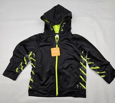 Gymboree 2017 Little Boys Size XS 4 Activewear Hooded Jacket Black NWT