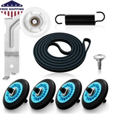 Dryer Drum Roller Kit For Samsung DV45H6300EG/A3 DV45H6300EW/A3 DV45H6300GG/A3