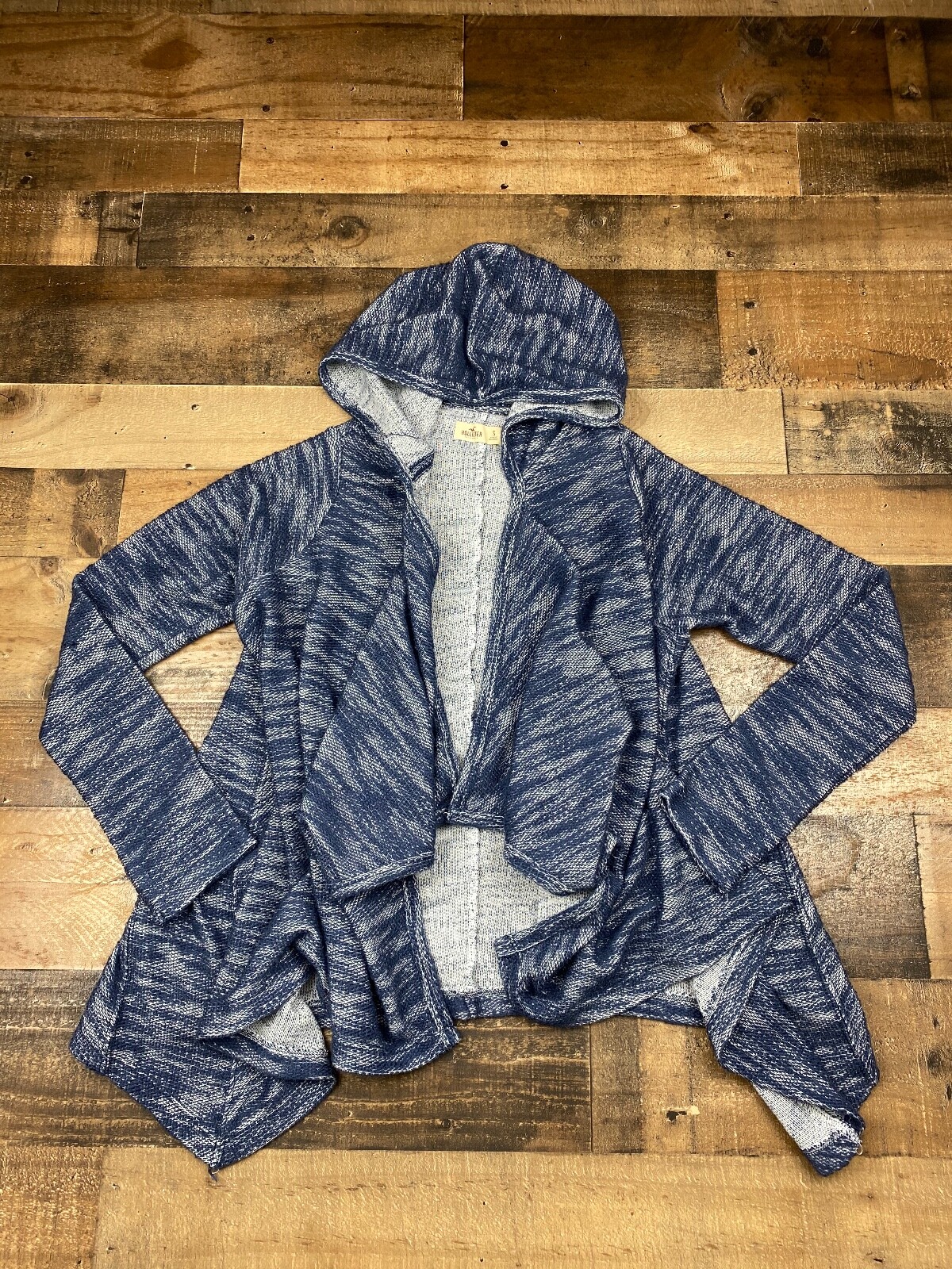 Front Hooded Cardigan Hood Sweater Top 