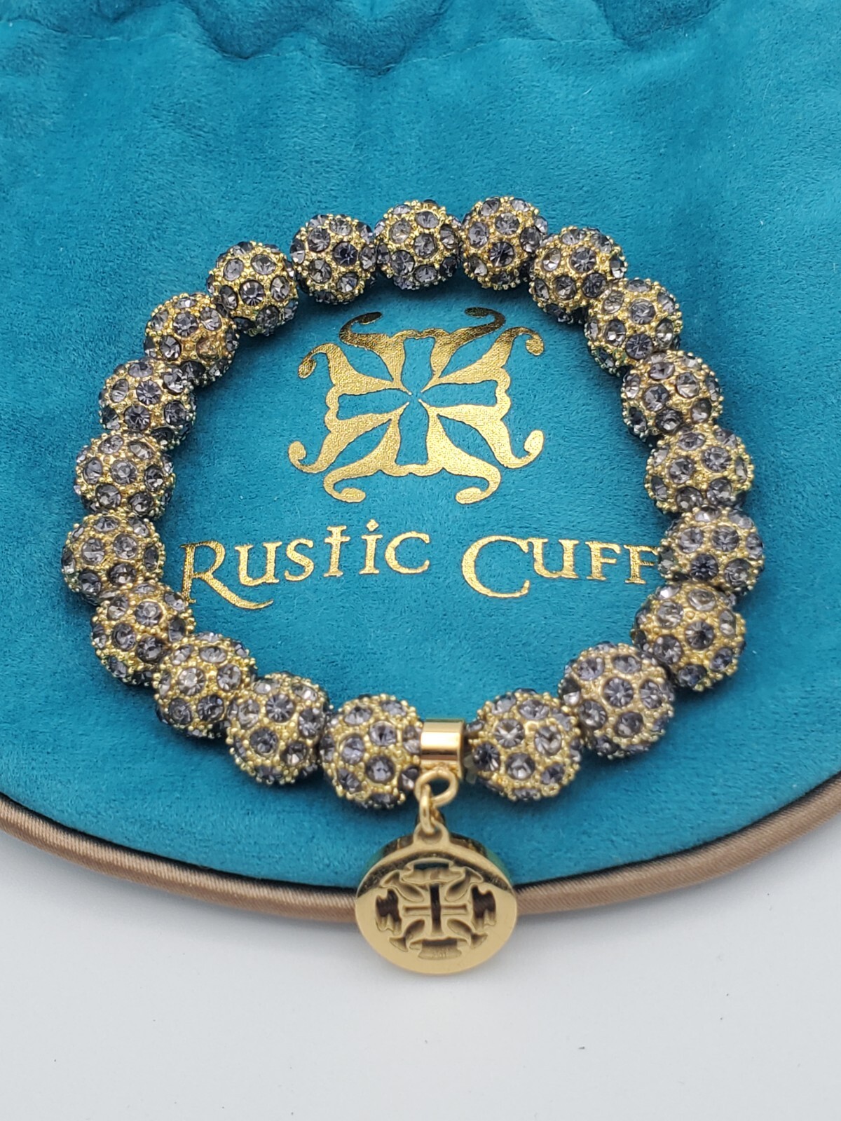 Rustic Cuff Bracelets Set Silver/Gold RC Charm, S… - image 4