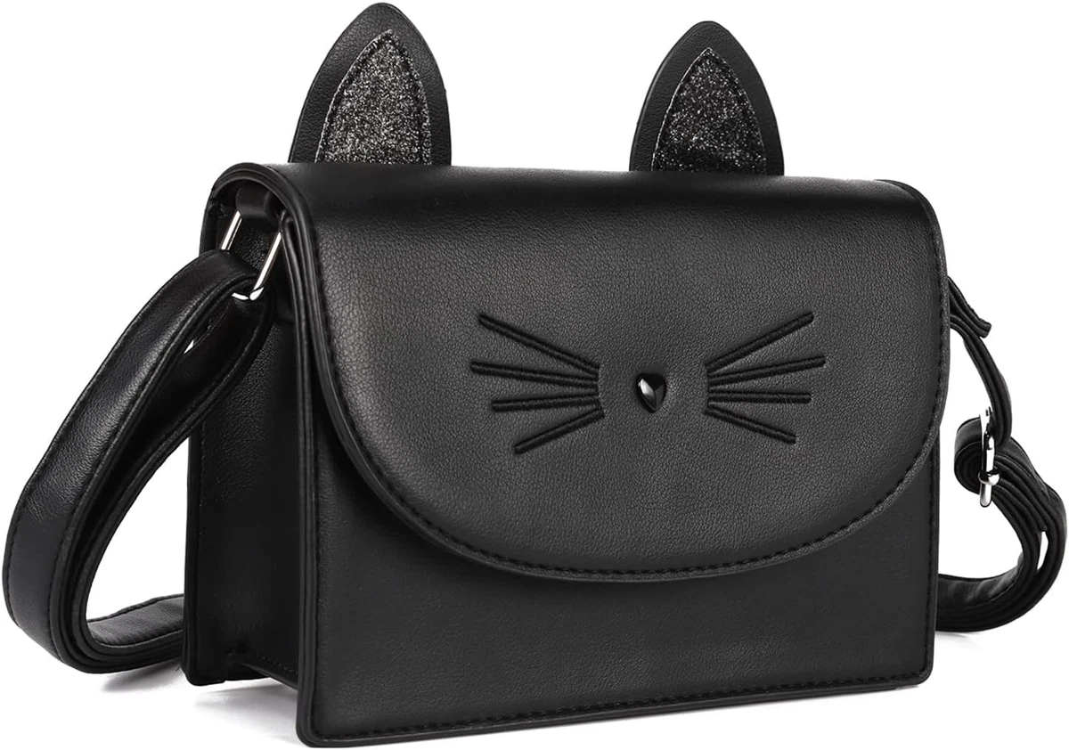 Amazon.com: JienClound Little Girl Purses,Cute Puppy Shoulder Crossbody Bag  with a Bowknot, Gifts for Little Girls (Black) : Clothing, Shoes & Jewelry