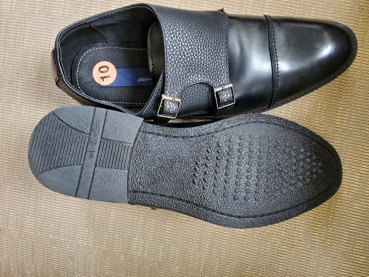Joseph Abboud Collection Black Suede Double Monk Strap Dress Shoes Men’s 10￼ TMW_42ZC_10_JOSEPH_ABBOUD_FORM  main image 3