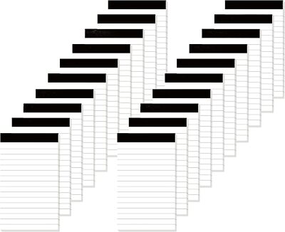 20 Pack Small Notepad, 3 x 5 Inch Ultra Quality Note Pads, Server Lined Papers a
