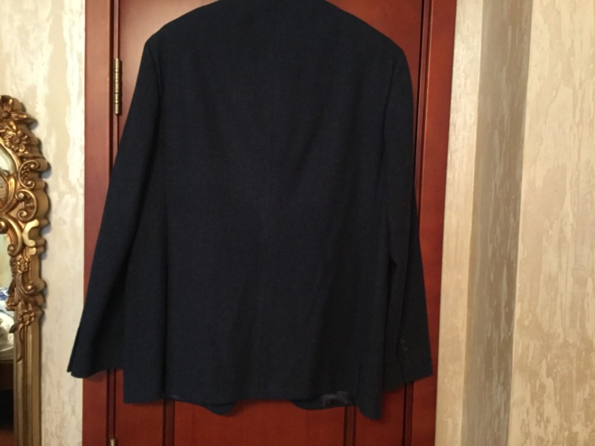 Polo Ralph Lauren RRL Men Wool Blazer Sport Jacket Blue size