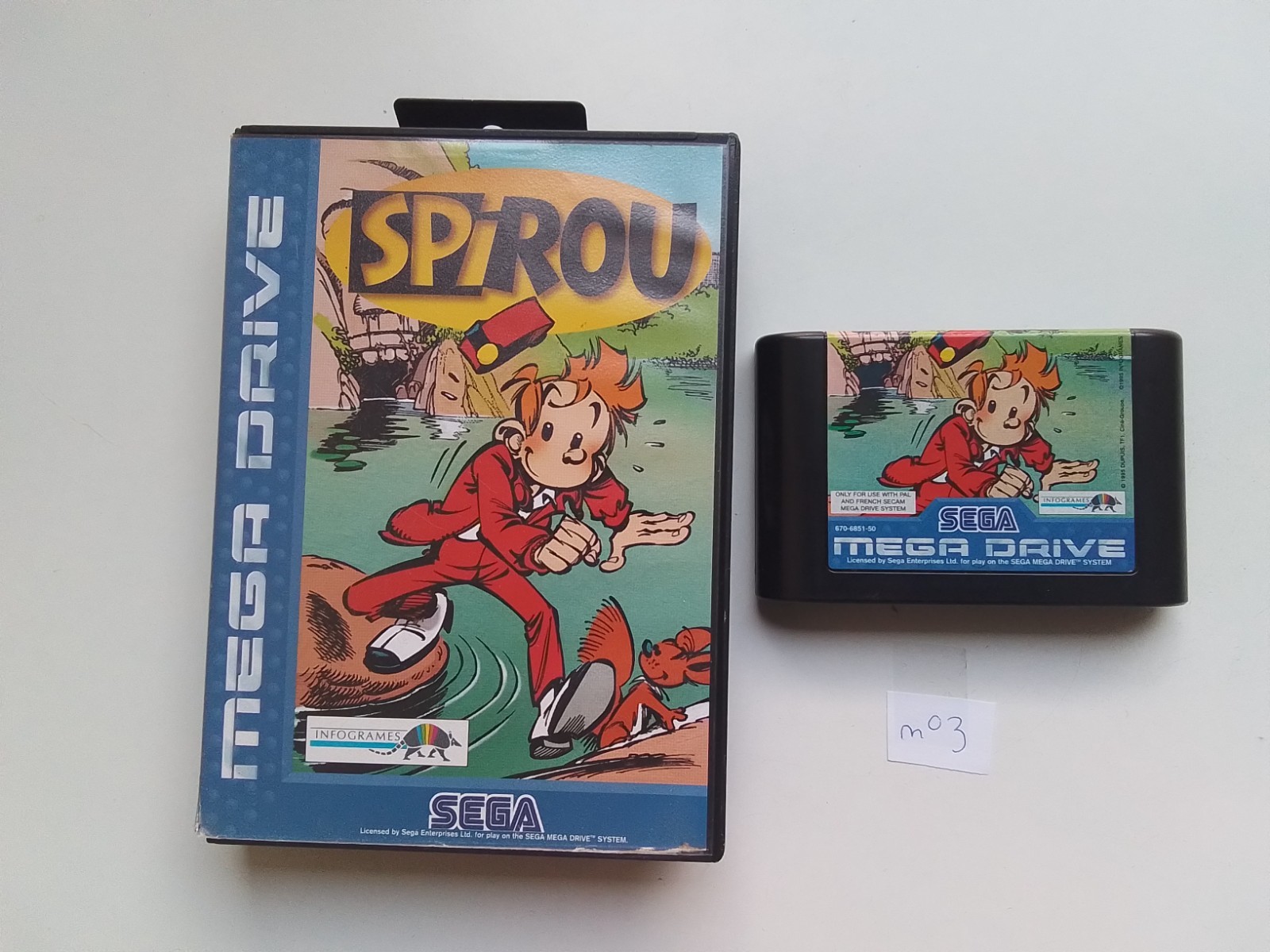 Spirou sur SEGA Megadrive !!!