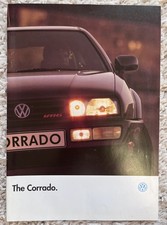 VOLKSWAGEN CORRADO VR6 & 16V BROCHURE September 1992
