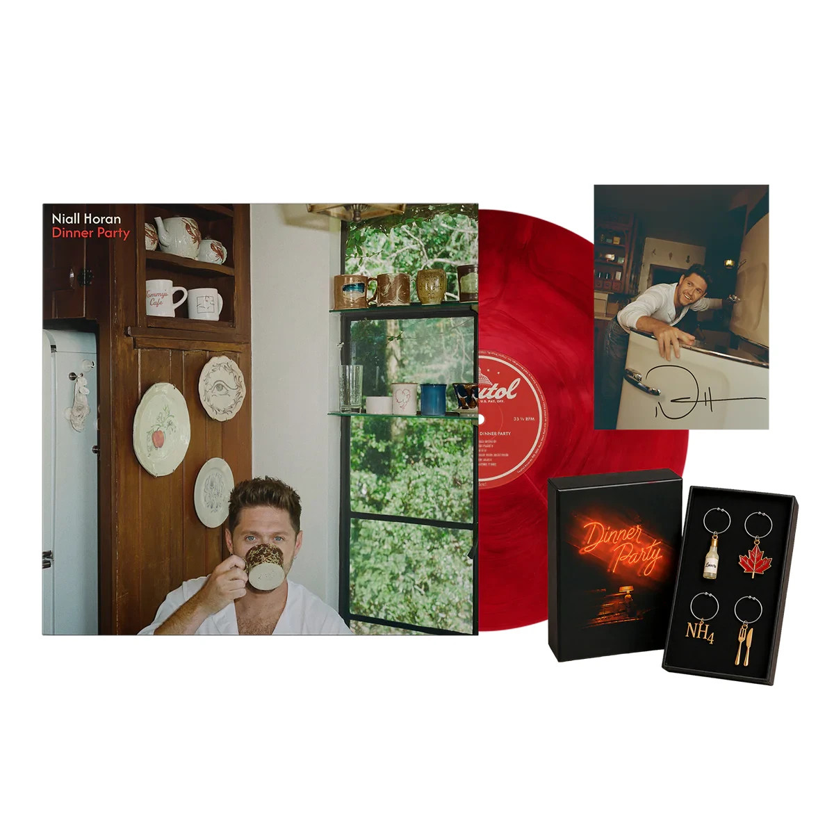Niall Horan Dinner Party Canadian Excl. Ice Wine Vinyl Lp Signed 5X7 Now Live