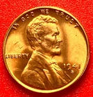 1941-S Lincoln Wheat Cent Penny GEM RED BU From an Original Bank Roll