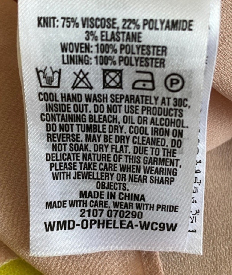 Ted Baker Blue &Pink Top+ Colorblock Accordion Pleat Midi dress, Fit&Flare, Sz 2