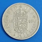 Photo of a 1963 Elizabeth II Shilling from an eBay listing that sold on Jun 13, 2026