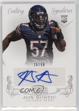 2013 Panini National Treasures Rookie Signatures 16/99 Jon Bostic #289 Auto 06yt