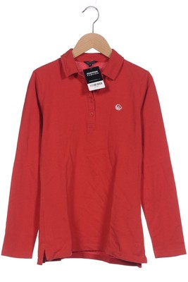 Giesswein Poloshirt Damen Polohemd Shirt Polokragen Gr. S Baumwolle Rot #fzytlep
