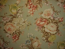 2 Vintage Ralph Lauren Charlotte Sage King Size Pillow Cases Set Rare