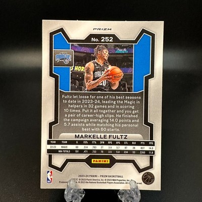 2023-24 Panini Prizm Markelle Fultz Green Prizm #252 Orlando Magic
