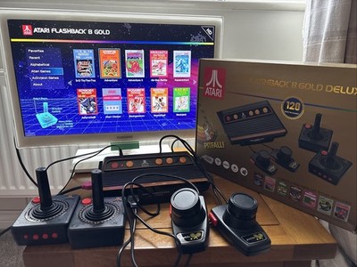 Atari Flashback 8 Gold 40th Anniversary Edition mit 120 integrierten Spielen OVP