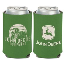 JOHN DEERE EQUIPMENT 2 SIDED DESIGN CAN HOLDER NEW WINCRAFT