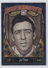 2013 Panini Cooperstown Collection Blue Crystal Shard /499 Joe Tinker #8 HOF 3w0