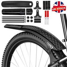 Mountain Bike Mudguard MTB Front Rear Fender Adjustable Wide Splash Guard Bicycl