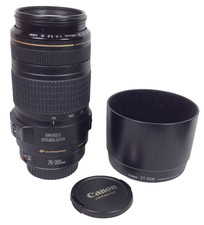 Canon EF-S 70-300mm f/4-5.6 Is USM Zoom Lens with Dust Caps Hood