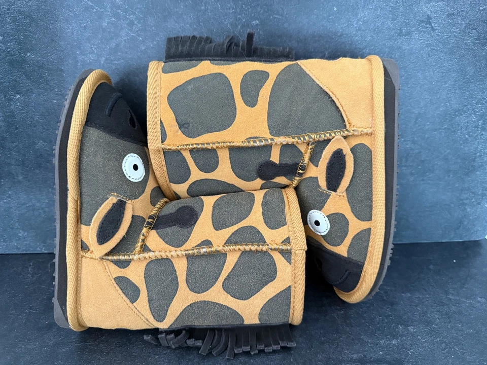 Bota EMU AUSTRALIA Niños Criaturas-Jirafa Talla 9 Cualquier Momento ¡Rara encontrar Alta Calidad! Foto 3 de 4