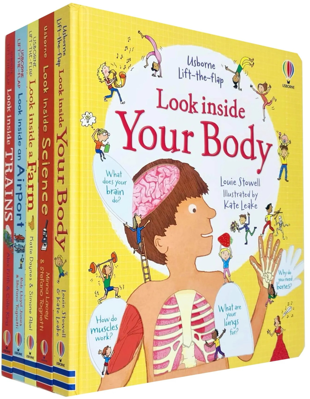 Usborne Lift the Flap Look Inside 5 Books Collection Set - Ages 5+ - Board Book - Image 9